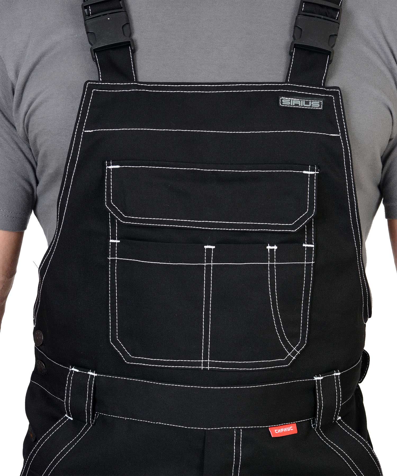 Полукомбинезон СИРИУС-ПРЕСТИЖ черный