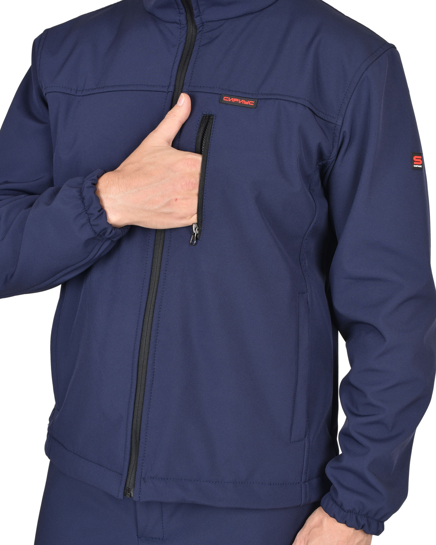 Костюм СИРИУС-АЗОВ синий софтшелл пл 350 г/кв.м 