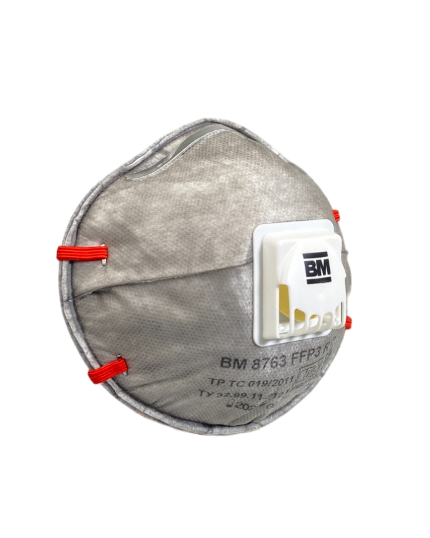 Респиратор ВМ-8763 NR D FFP3 (50 ПДК) с клапаном, чашеобразная, от аэрозолей (кр10х360)