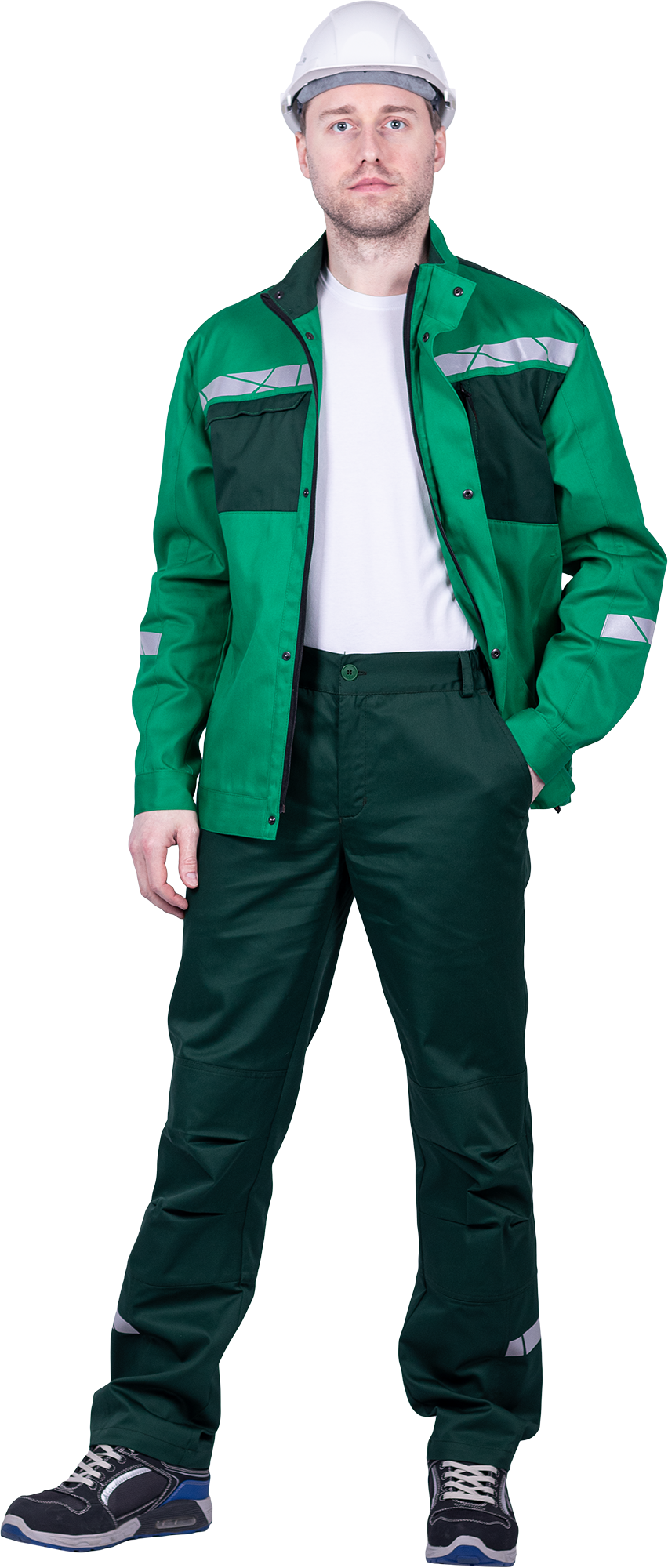 Брюки СТРОНГ летние, т.зеленый