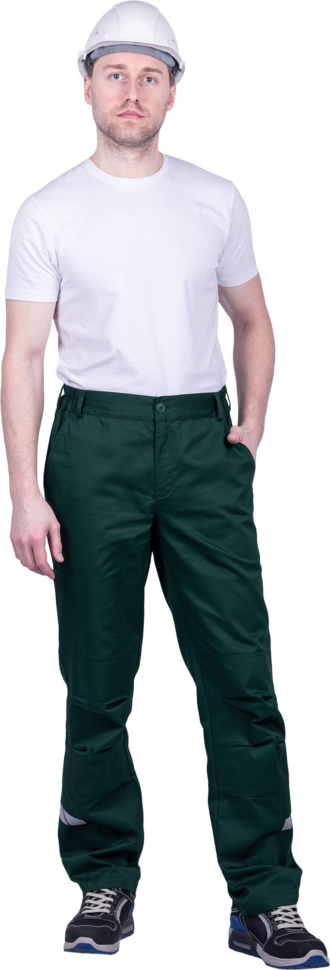 Брюки СТРОНГ летние, т.зеленый