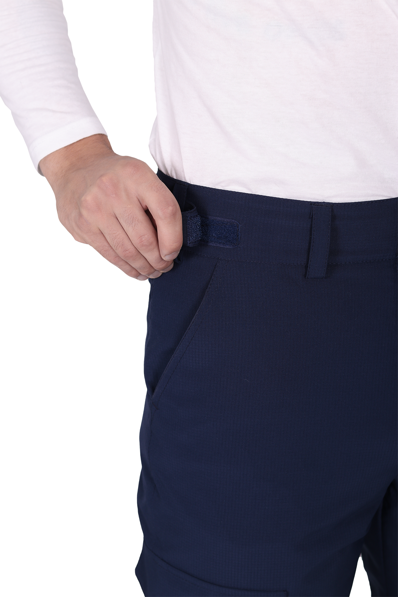 Брюки мужские утепленные ACTIVE, синий-флуоресцентный оранжевый