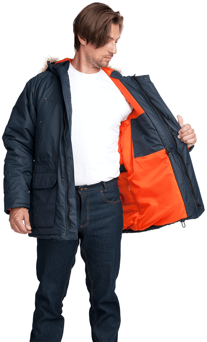 Куртка АЛЯСКА ЛЮКС зимняя, синий