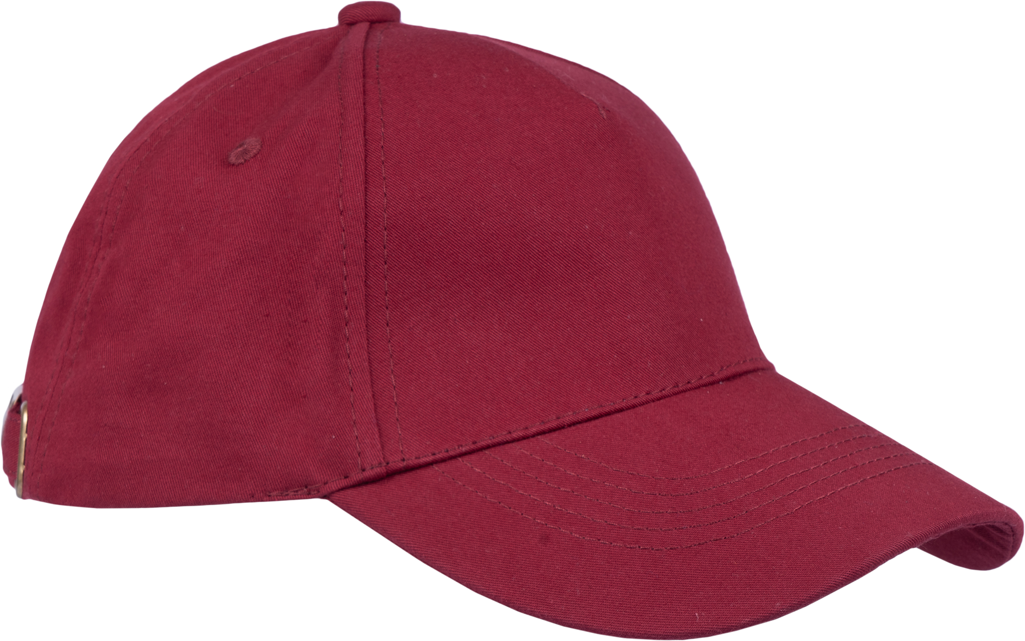 Бейсболка бордовая