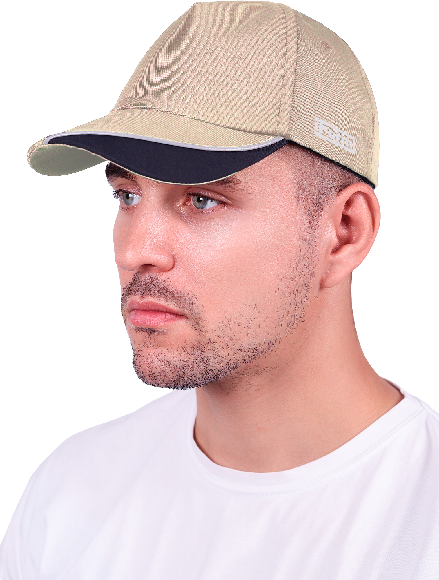 Бейсболка IFORM, бежевый-т.серый Импорт