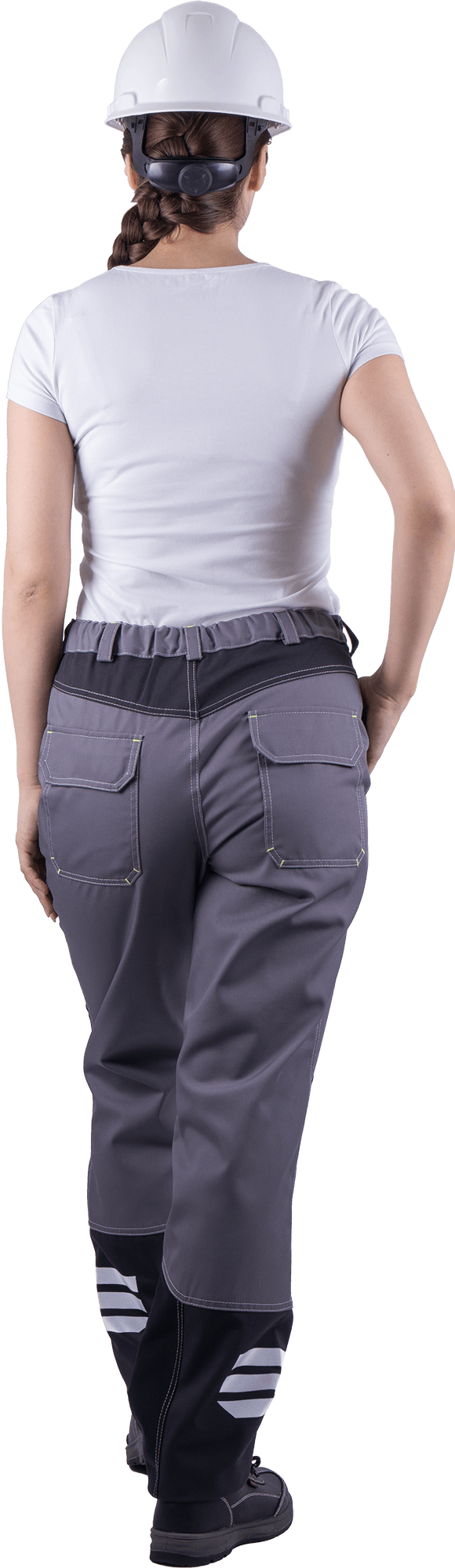 Брюки ЭДВАНС летние, серый-т.серый-черный, женские Импорт