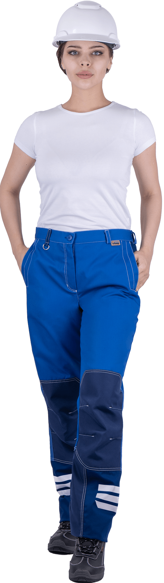 Брюки ЭДВАНС летние, василек-синий, женские Импорт