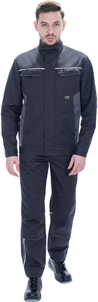 Брюки GT летние, т.серый-серый