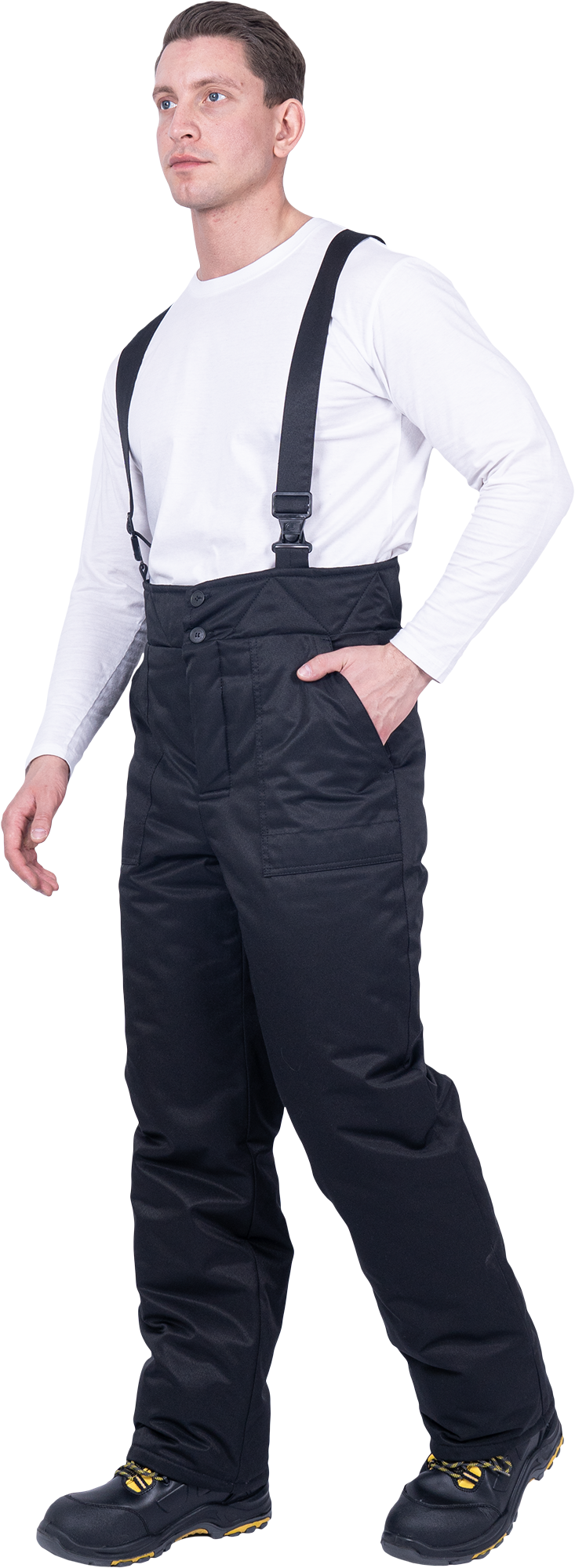 Брюки ЗАЩИТА зимние, черные