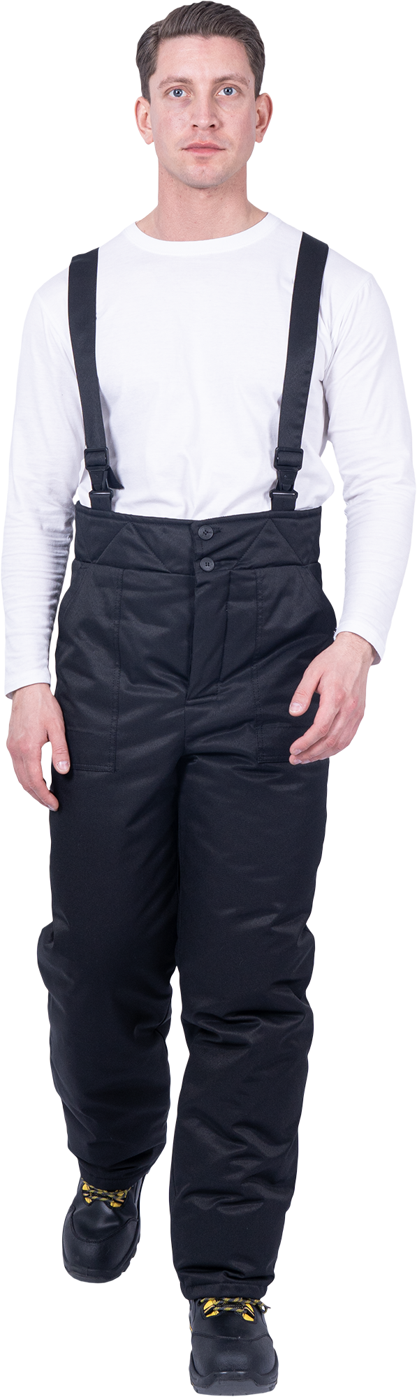 Брюки ЗАЩИТА зимние, черные