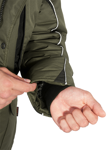 Куртка ДИКСОН зимняя, хаки-черный