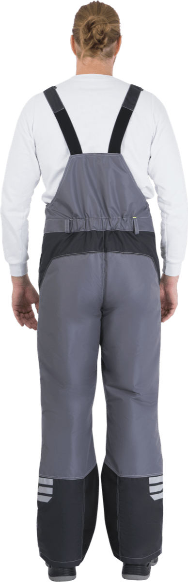 Полукомбинезон ЭДВАНС зимний, серый-т.серый-черный