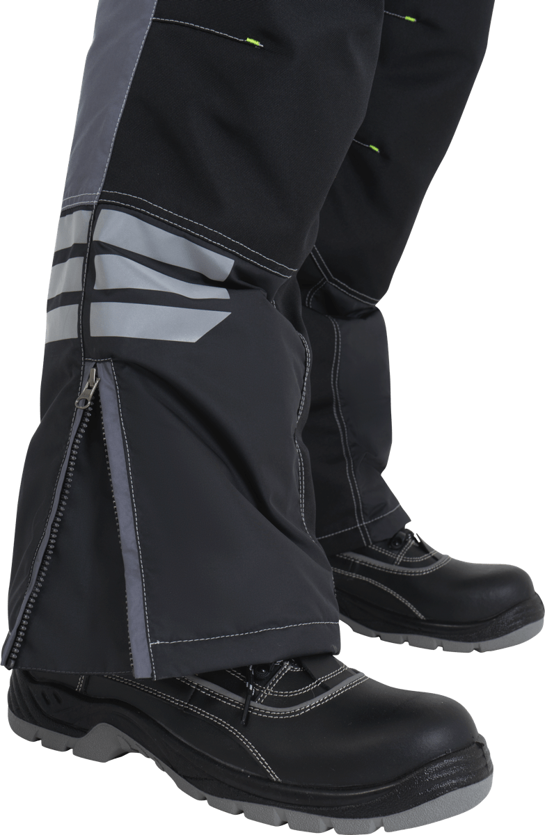 Полукомбинезон ЭДВАНС зимний, серый-т.серый-черный