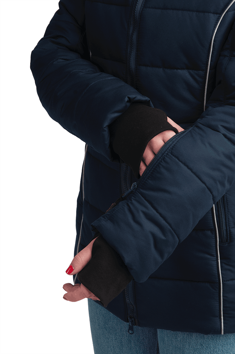 Куртка ФЬЮЖЕН зимняя, т/синий, женская