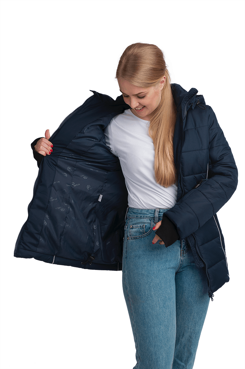 Куртка ФЬЮЖЕН зимняя, т/синий, женская