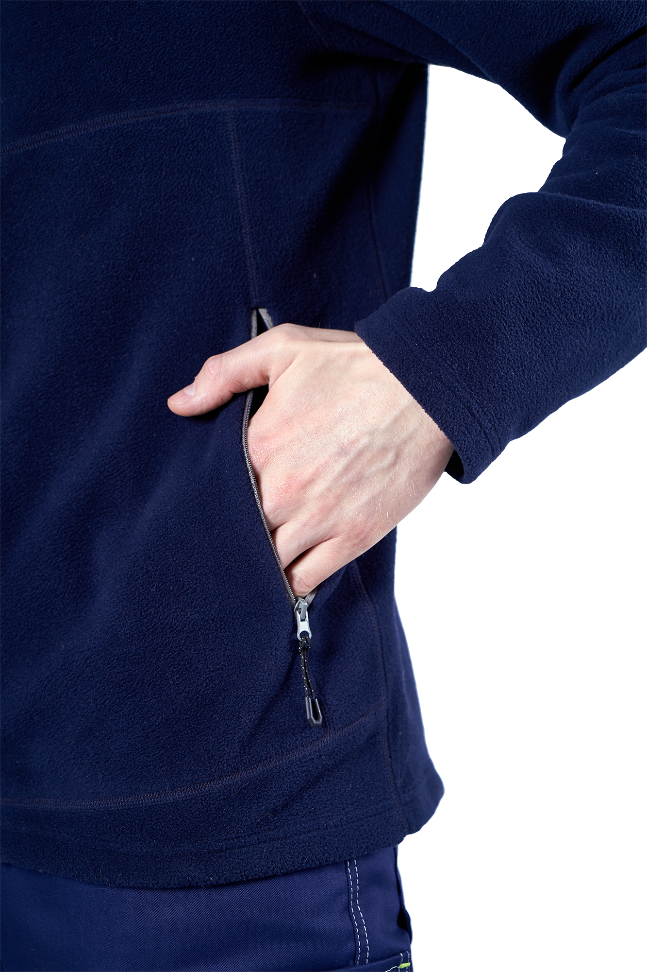 Куртка флисовая ФЬЮЖЕН, синяя