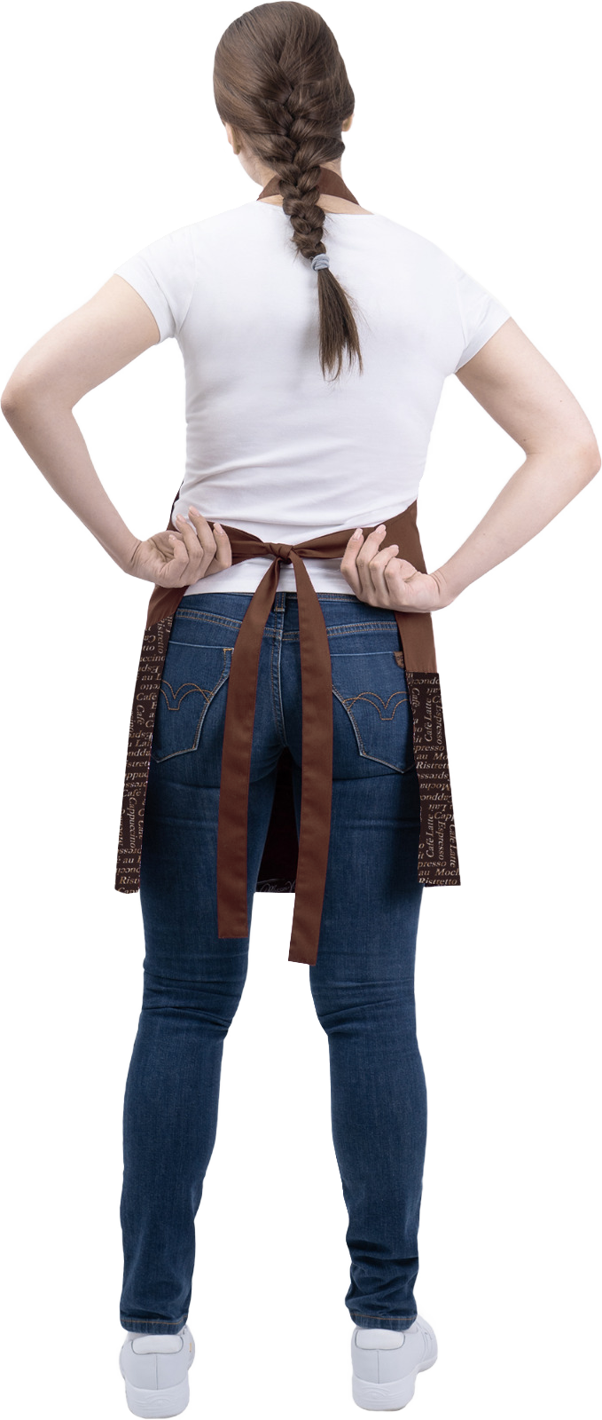 Фартук БАРИСТА, коричневый