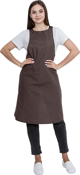 Фартук ЕВРО, коричневый