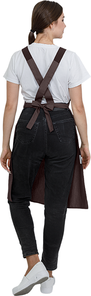 Фартук ЕВРО, коричневый