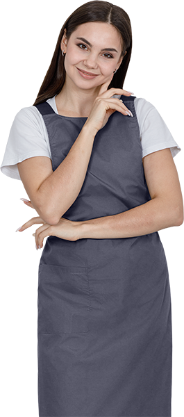 Фартук ЕВРО, серый