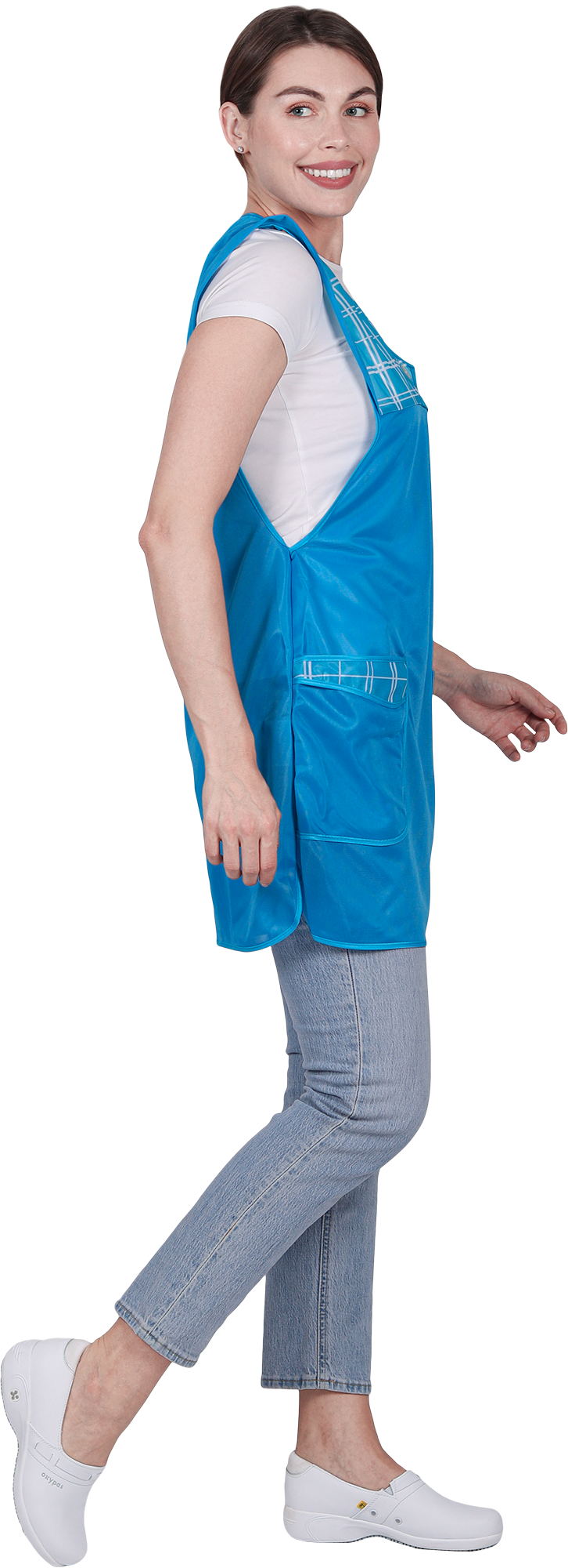 Фартук ХОЗЯЮШКА нейлоновый, бирюза