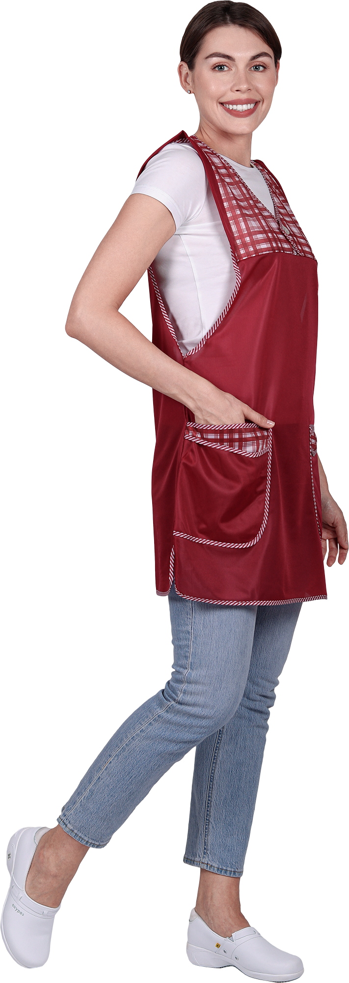 Фартук ХОЗЯЮШКА нейлоновый, бордо