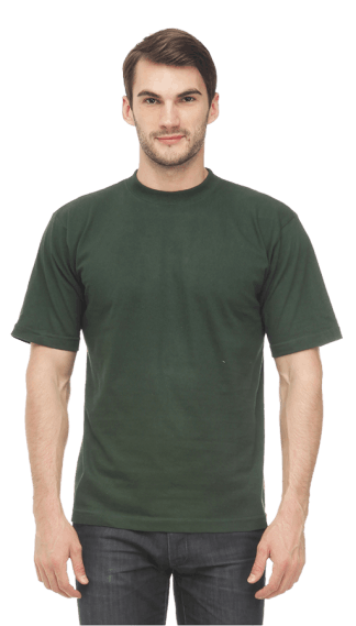 Футболка короткий рукав 160 г/м2, зеленая