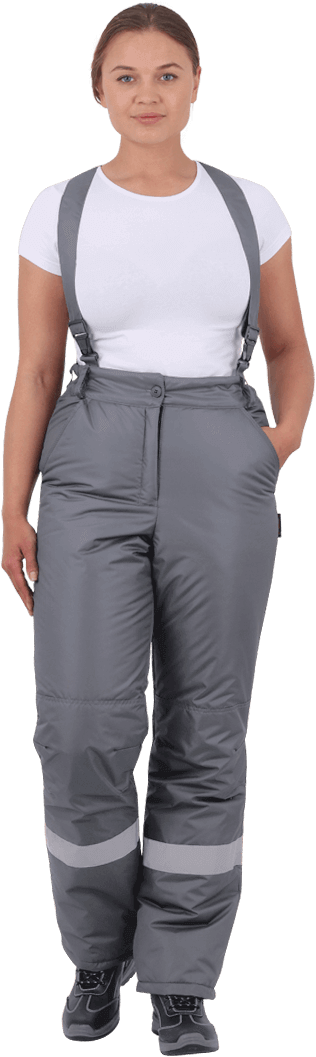 Костюм ГАЛАКТИКА зимний, серый-бирюза, женский