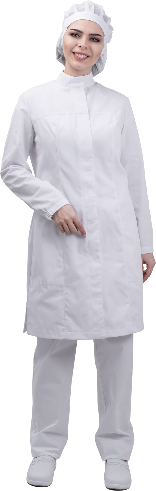 Халат АПРЕЛИЯ ХАССП, белый