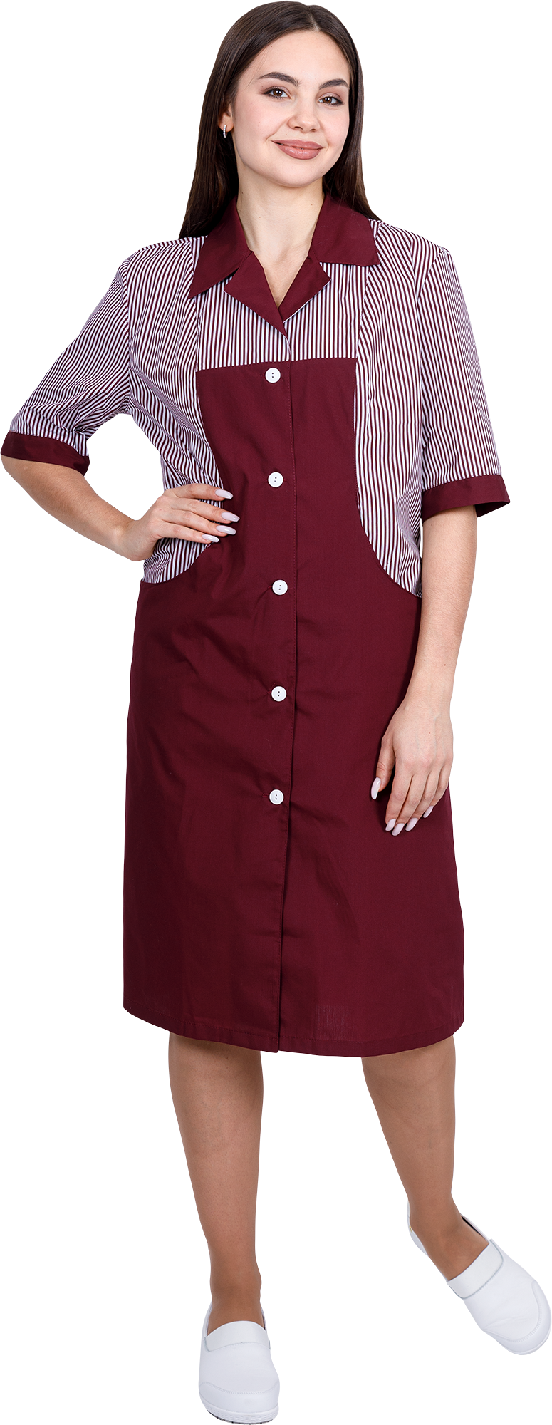 Халат ФИЕСТА, бордо