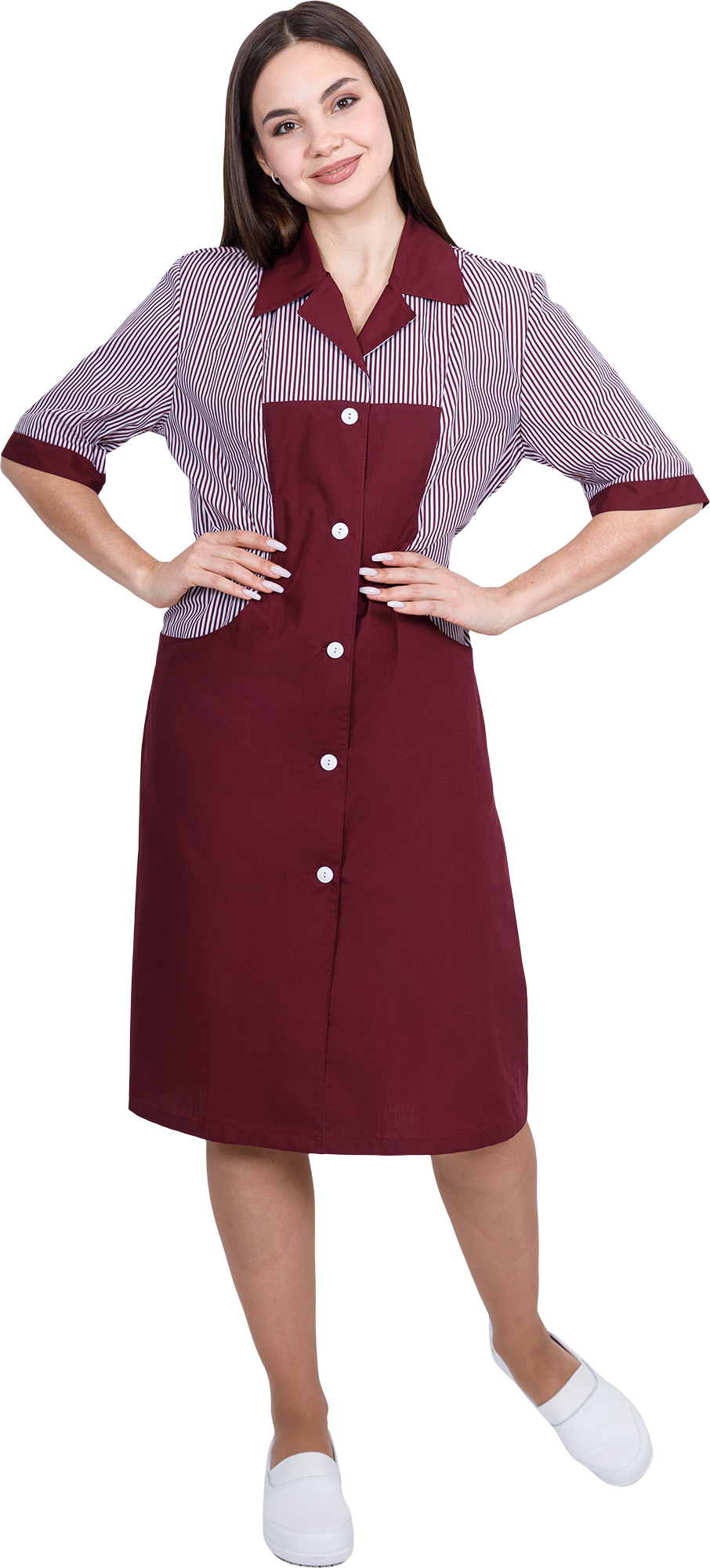 Халат ФИЕСТА, бордо