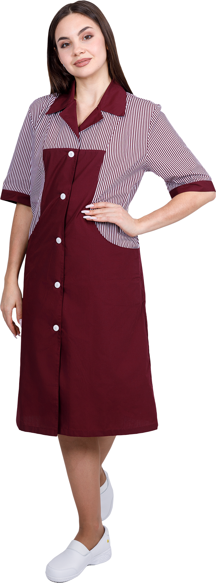 Халат ФИЕСТА, бордо