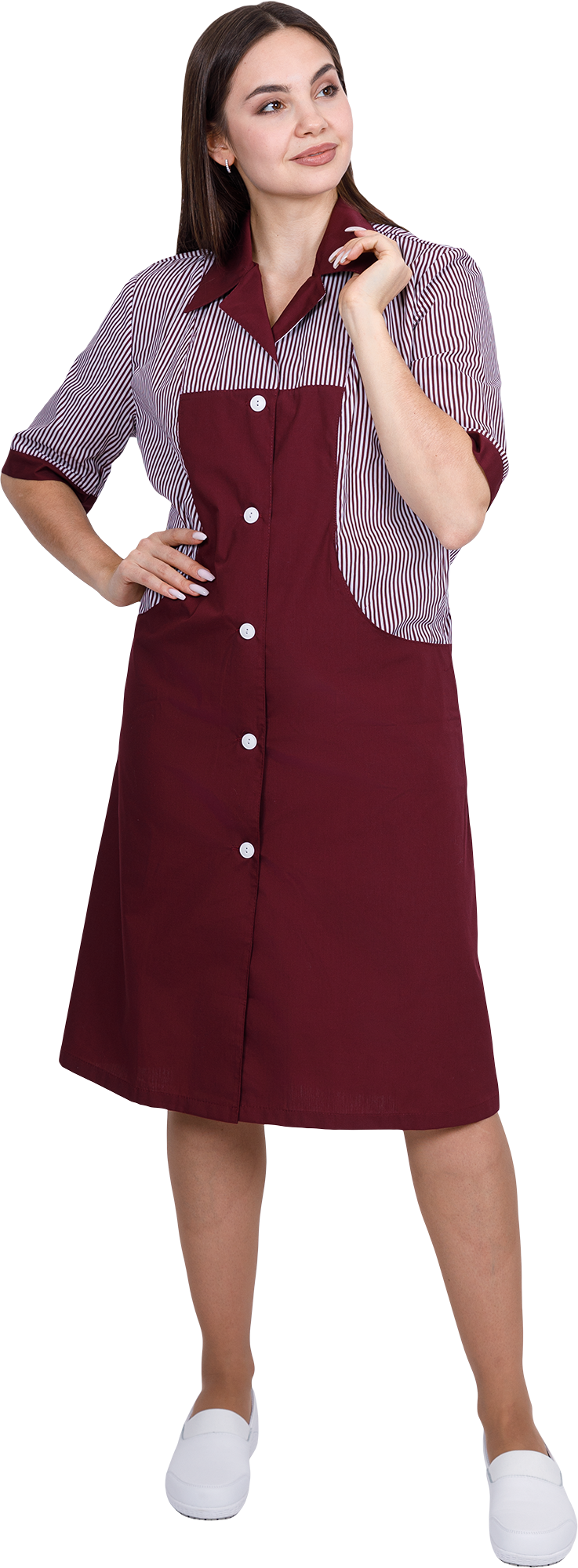 Халат ФИЕСТА, бордо