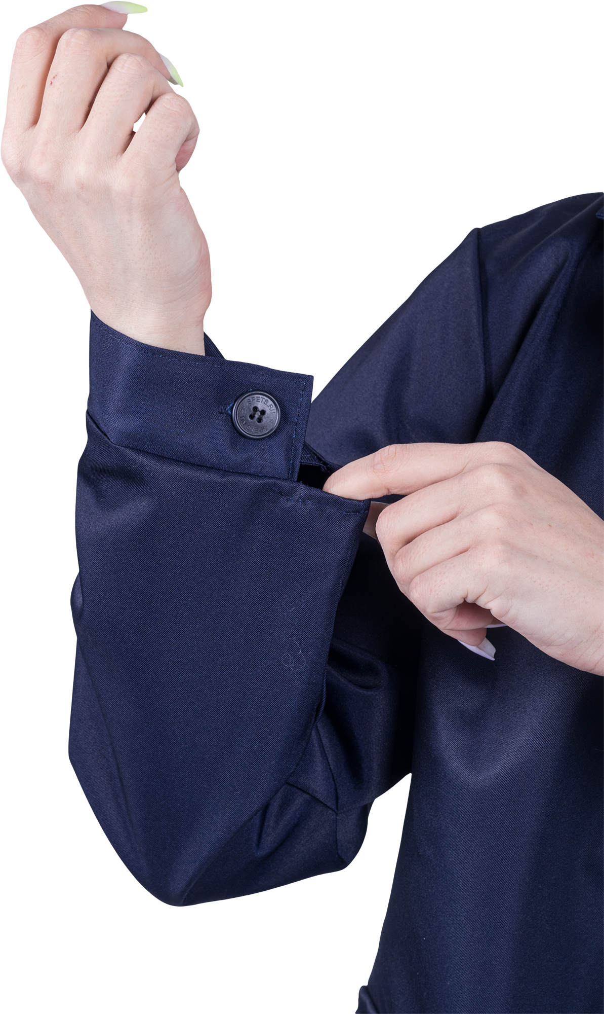 Халат кислотостойкий, т/синий, женский