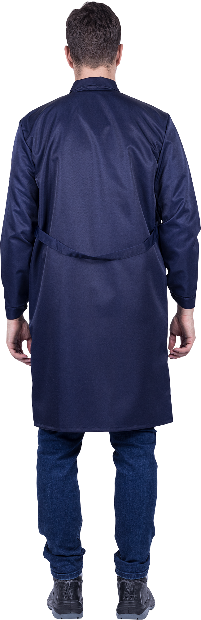 Халат кислотостойкий, т/синий