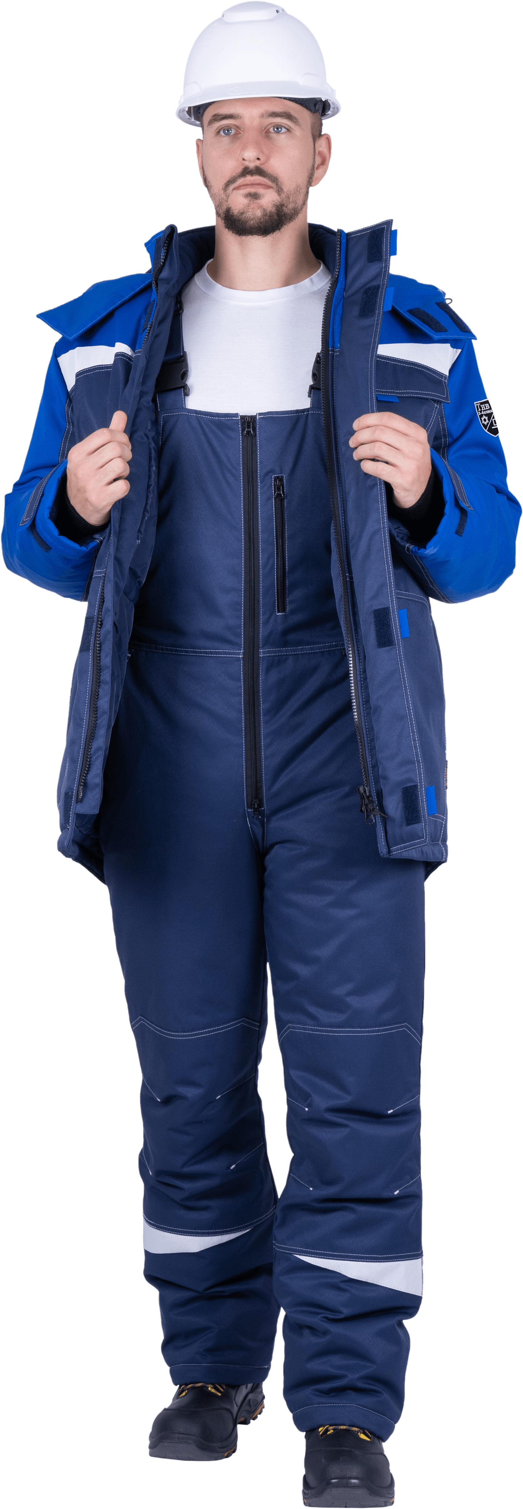 Костюм КМ-10 ЛЮКС зимний 3-4 класс, синий-василек