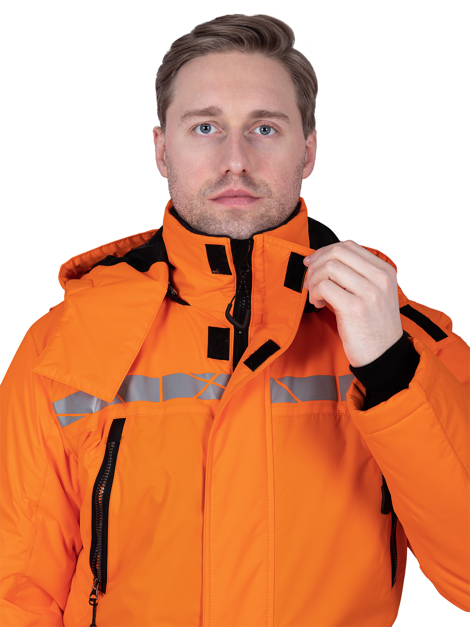 Комбинезон ПИЛОТ зимний, флуоресцентный оранжевый