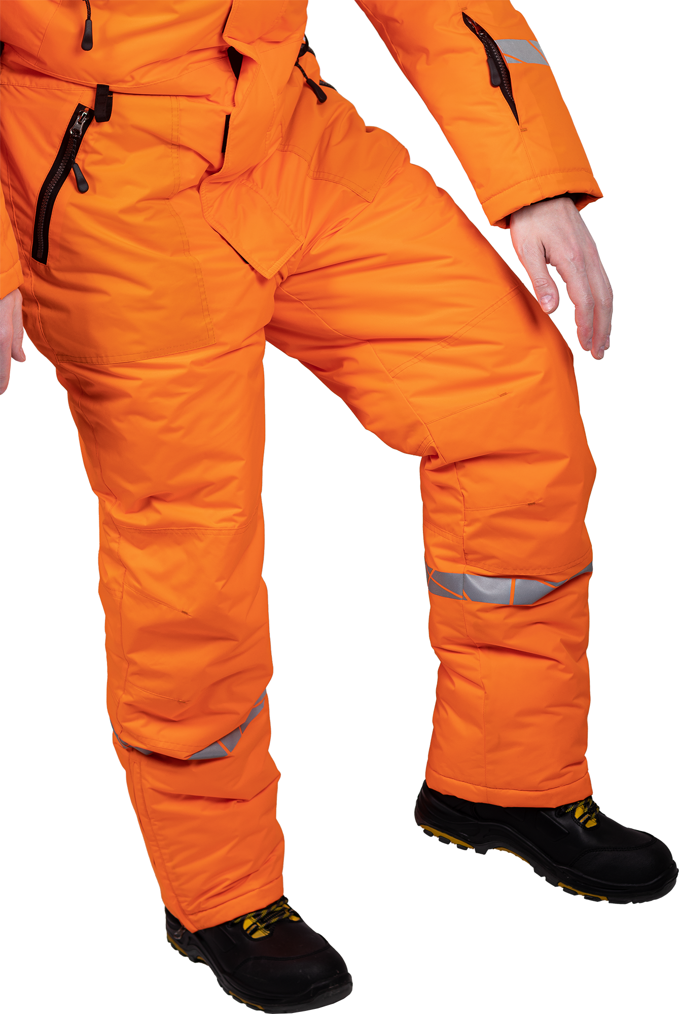 Комбинезон ПИЛОТ зимний, флуоресцентный оранжевый