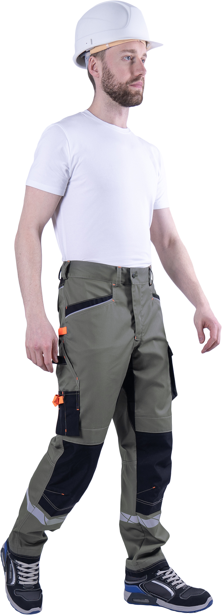 Брюки КОРПОРАЦИЯ летние, хаки-черный