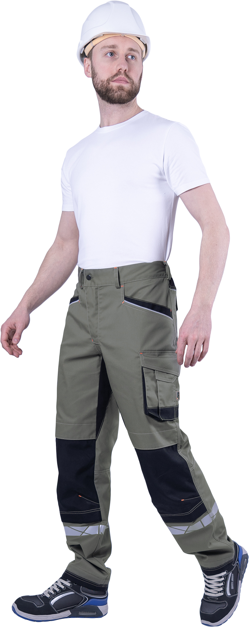 Брюки КОРПОРАЦИЯ летние, хаки-черный