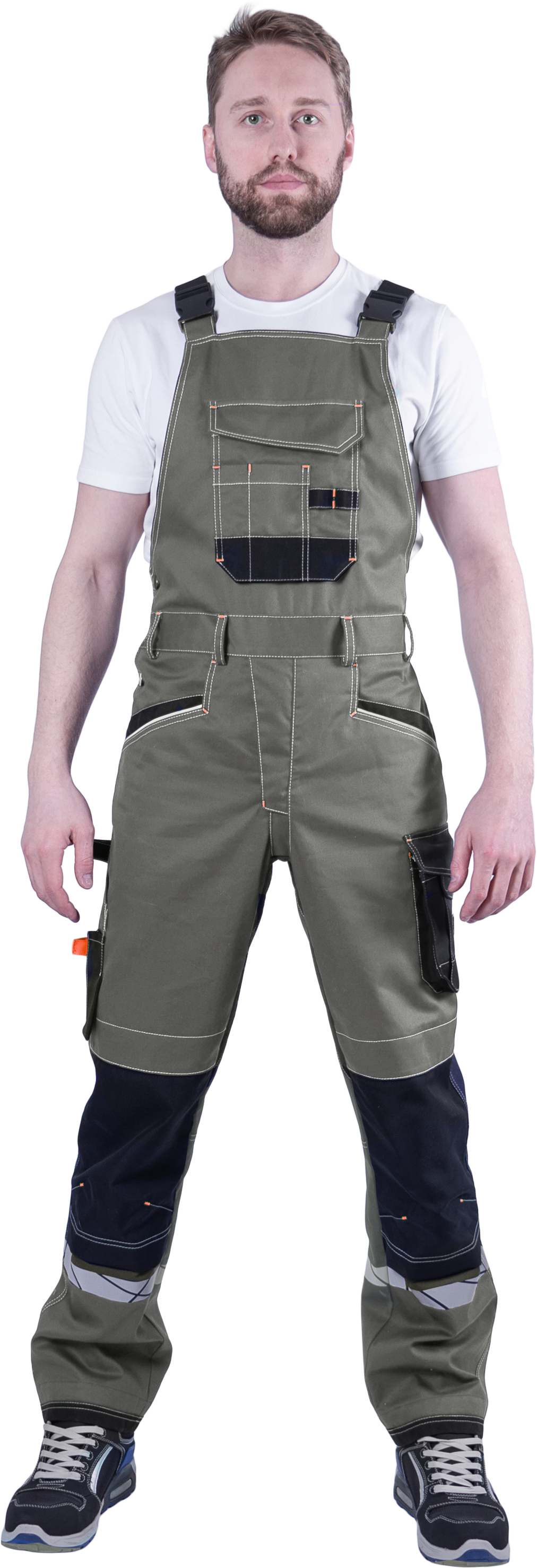 Полукомбинезон КОРПОРАЦИЯ летний, хаки-черный