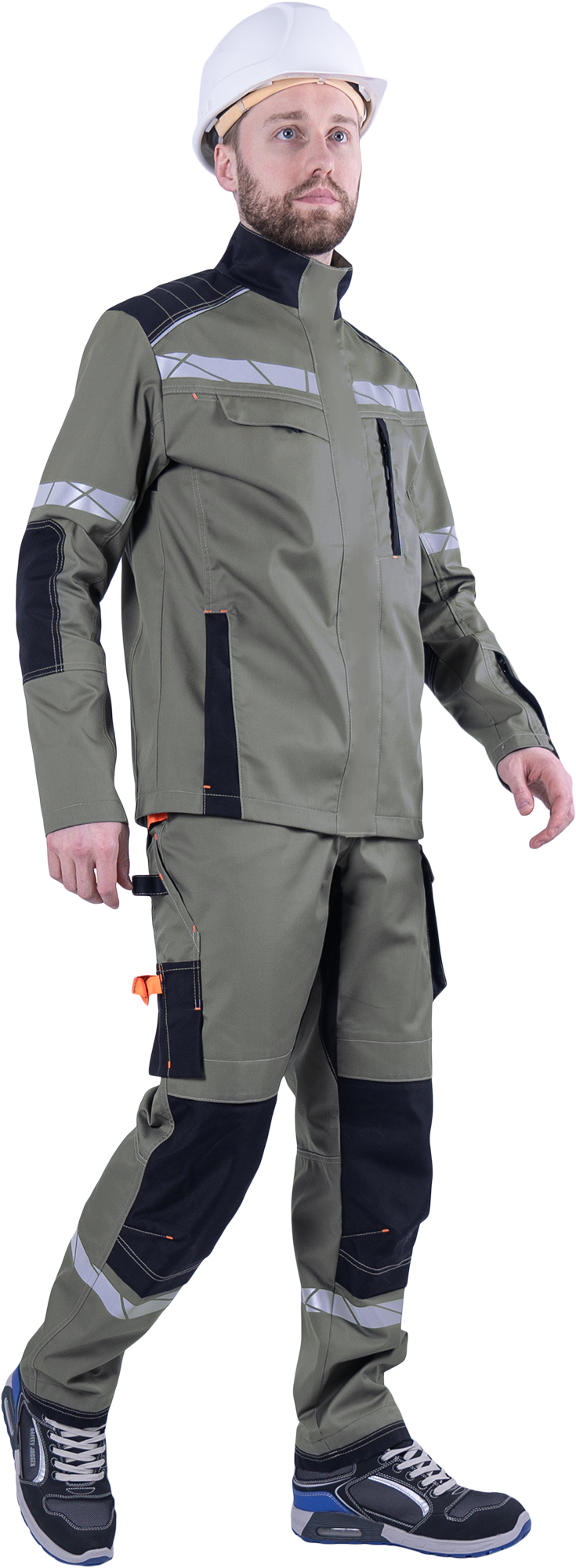 Куртка КОРПОРАЦИЯ летняя, хаки-черный