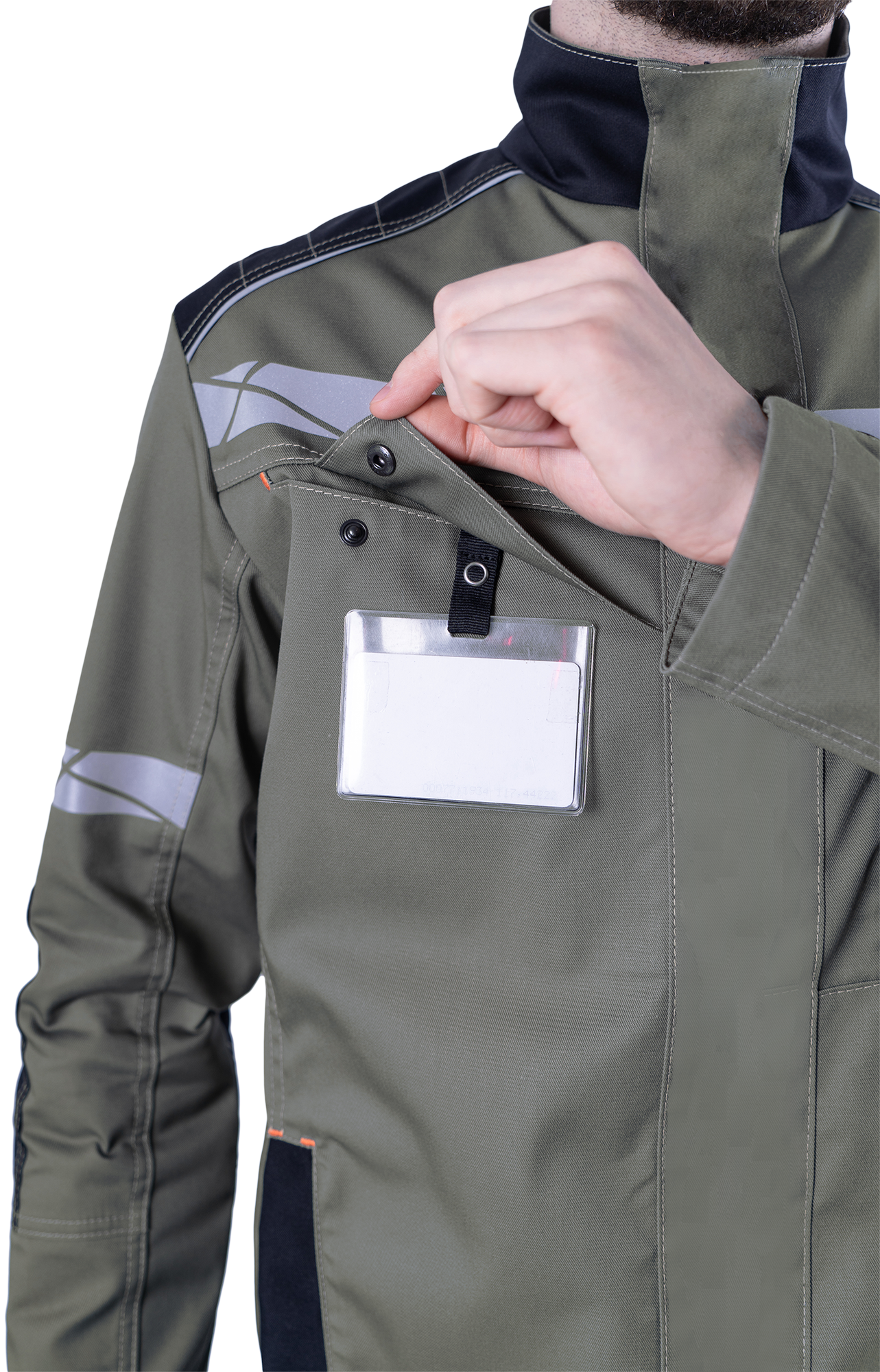 Куртка КОРПОРАЦИЯ летняя, хаки-черный