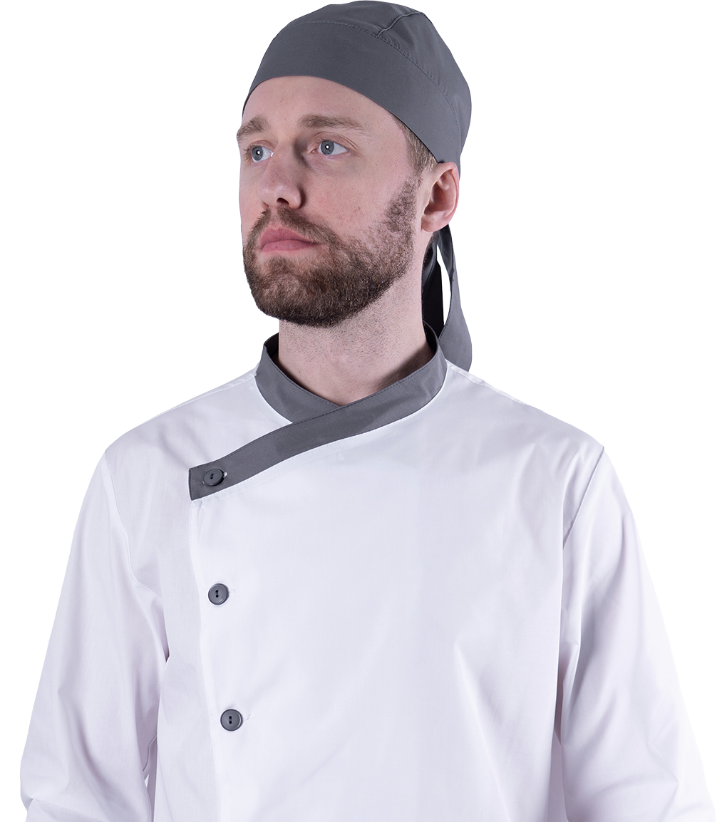 Костюм БИСТРО, белый-т/серый, мужской