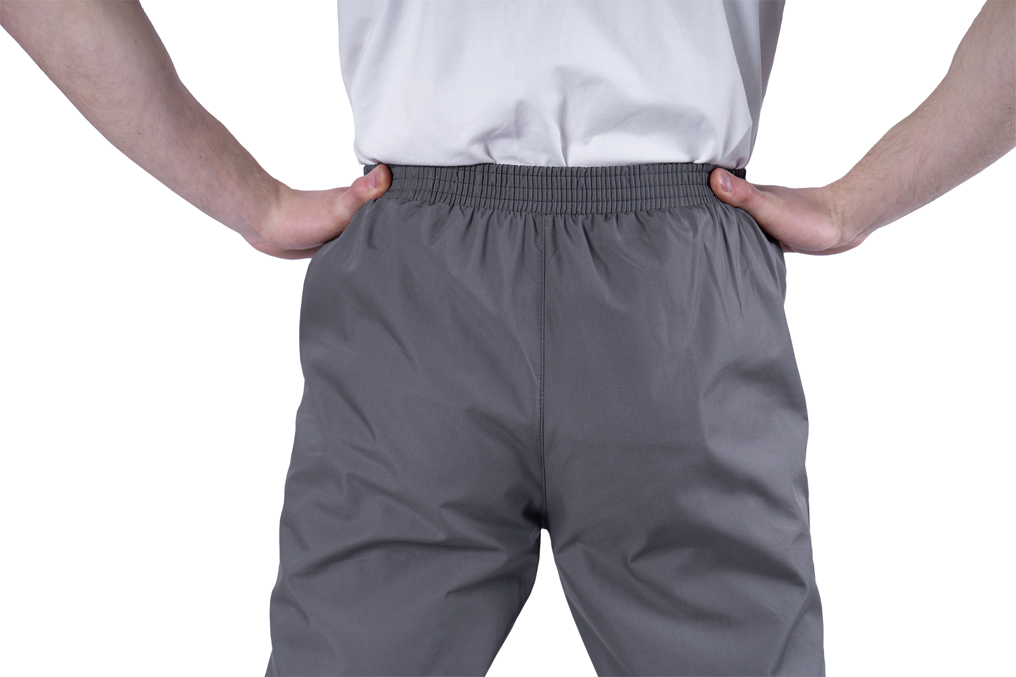 Костюм БИСТРО, белый-т/серый, мужской