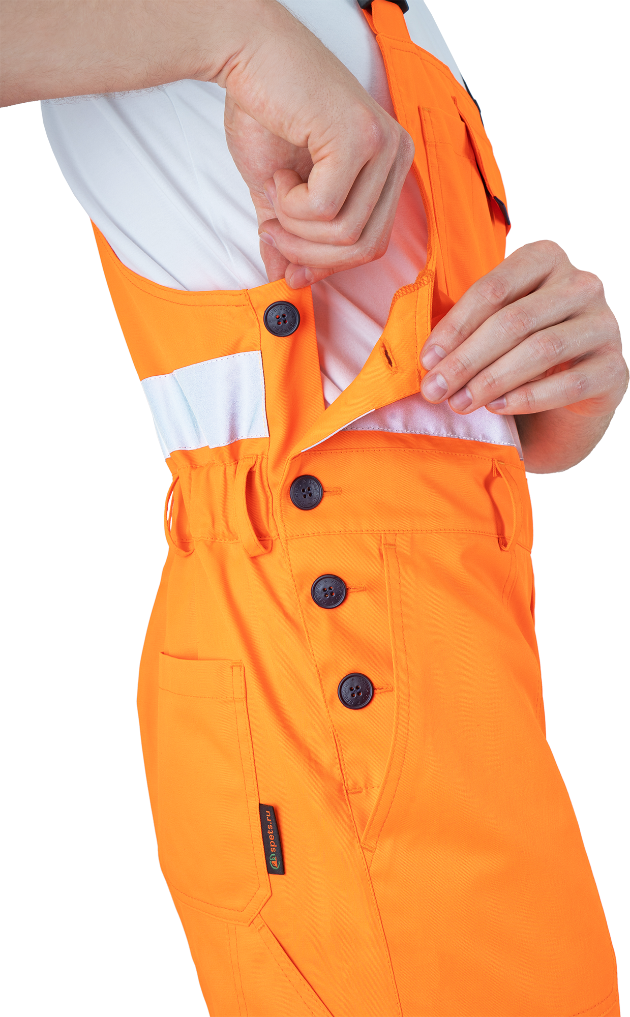 Костюм БРАЙТ, Со - 3-ий класс защиты, флуоресцентный оранжевый-синий