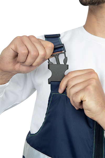 Костюм БРАЙТ зимний, Со - 3-й класс защиты, Тн - 2-й класс защиты, флуоресцентный желтый-синий