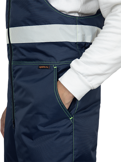 Костюм БРАЙТ зимний, Со - 3-й класс защиты, Тн - 2-й класс защиты, флуоресцентный желтый-синий