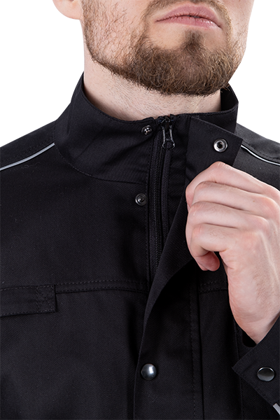 Костюм ФОРПОСТ летний, черный (куртка, брюки)