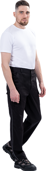 Костюм ФОРПОСТ летний, черный (куртка, брюки)